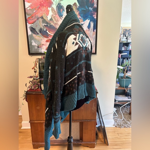 Knit Green Cardigan - Picture 2 of 2